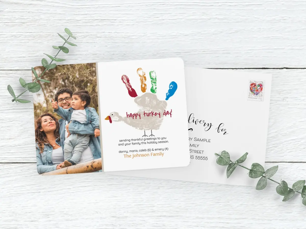 Save the Date Card with Optional Guest Addressing Service