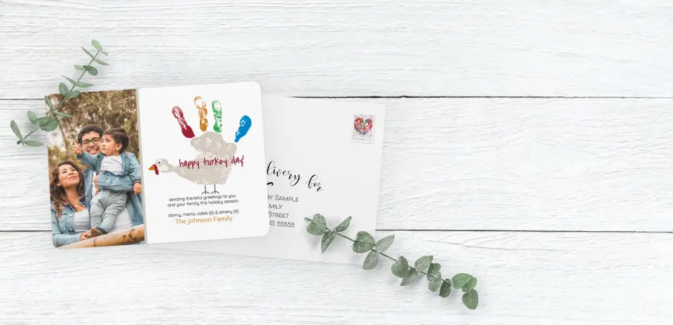 Save the Date Card with Optional Guest Addressing Service