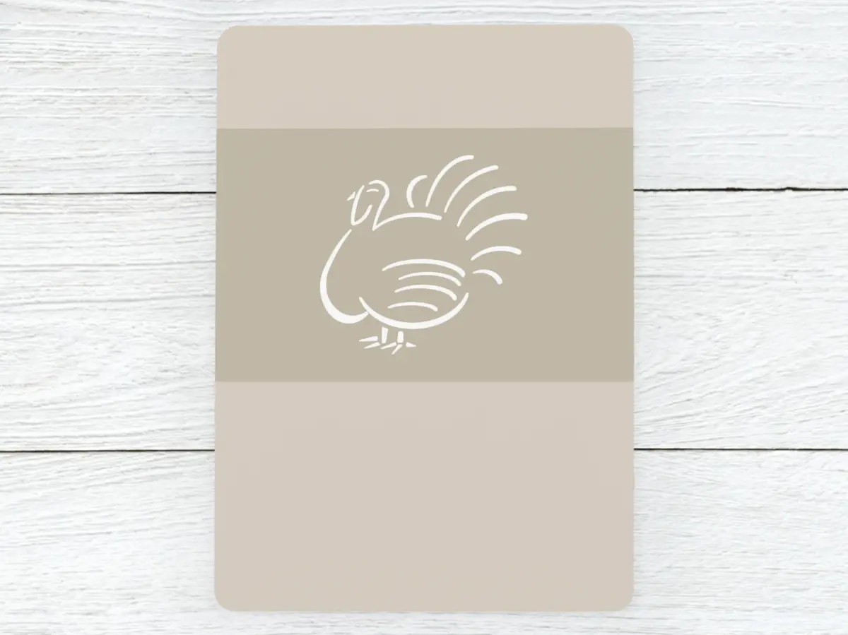 Save the Date Card Back