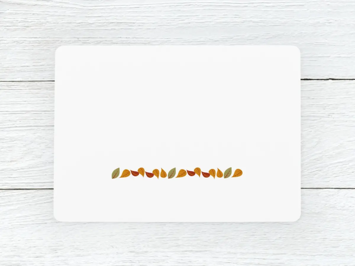 Save the Date Card Back