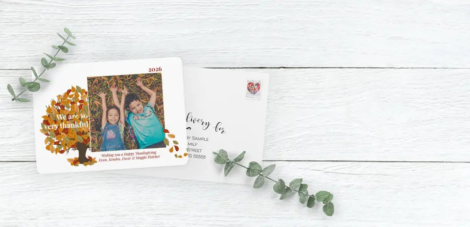 Save the Date Card with Optional Guest Addressing Service