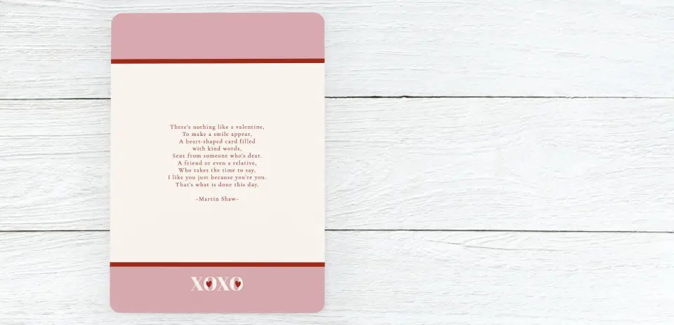 Save the Date Card Back