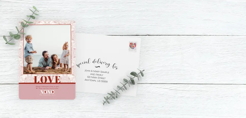 Save the Date Card with Optional Guest Addressing Service