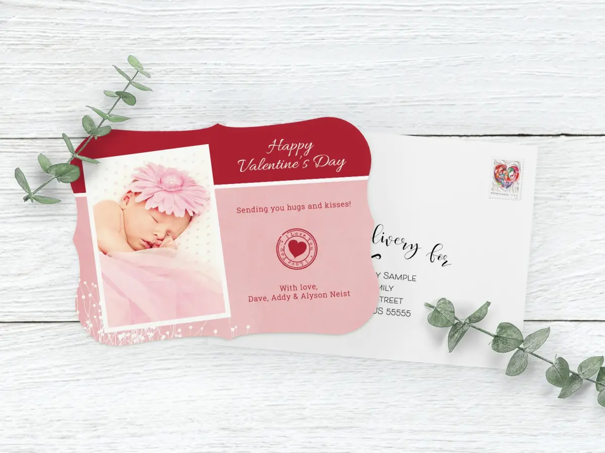 Save the Date Card with Optional Guest Addressing Service