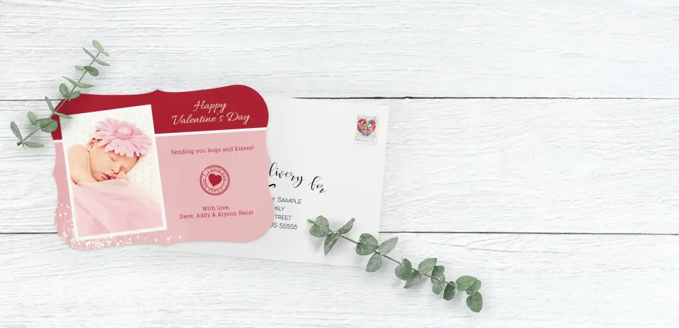 Save the Date Card with Optional Guest Addressing Service