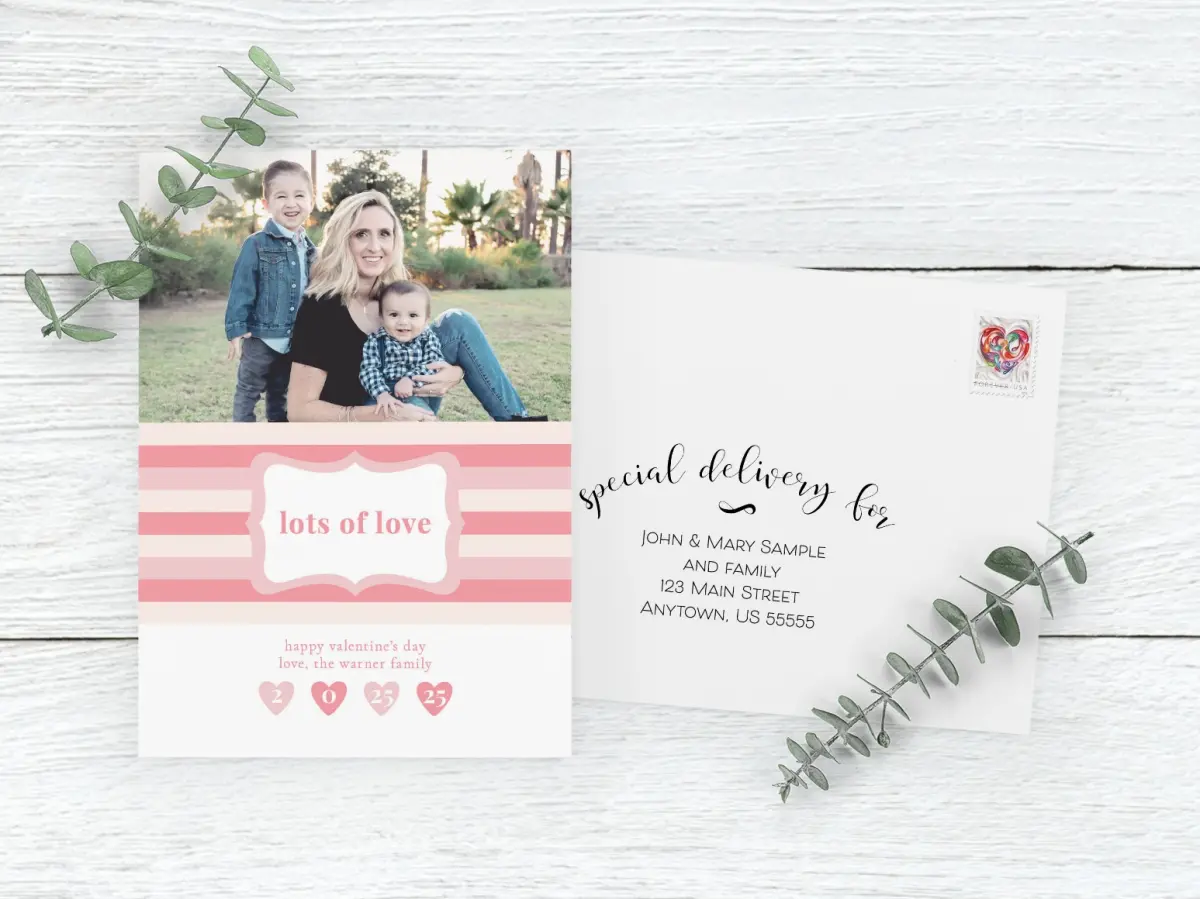 Save the Date Card with Optional Guest Addressing Service