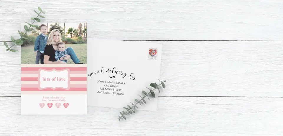 Save the Date Card with Optional Guest Addressing Service