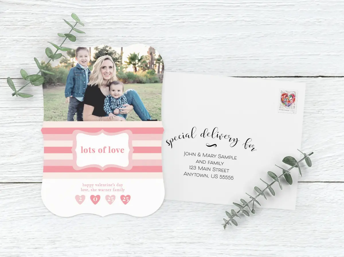 Save the Date Card with Optional Guest Addressing Service