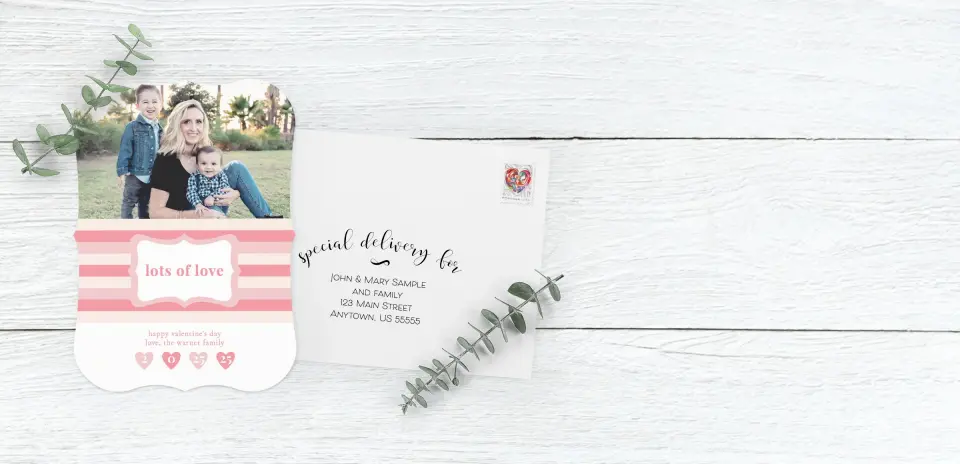 Save the Date Card with Optional Guest Addressing Service