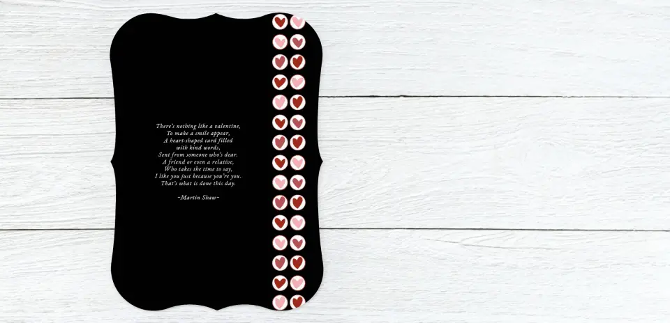 Save the Date Card Back