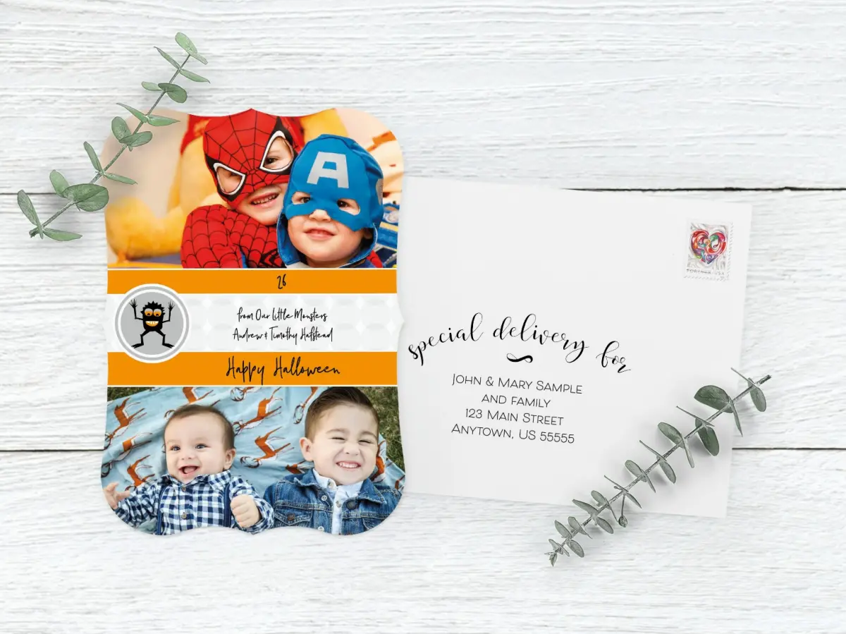 Save the Date Card with Optional Guest Addressing Service