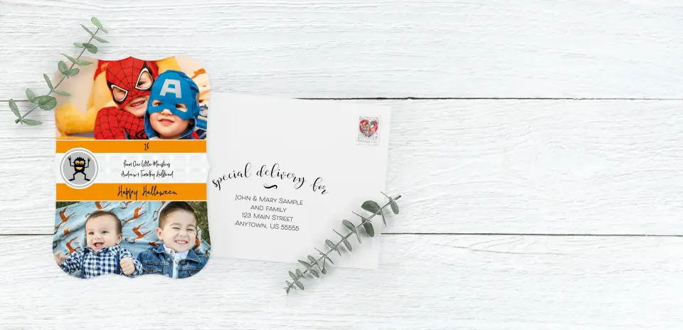 Save the Date Card with Optional Guest Addressing Service