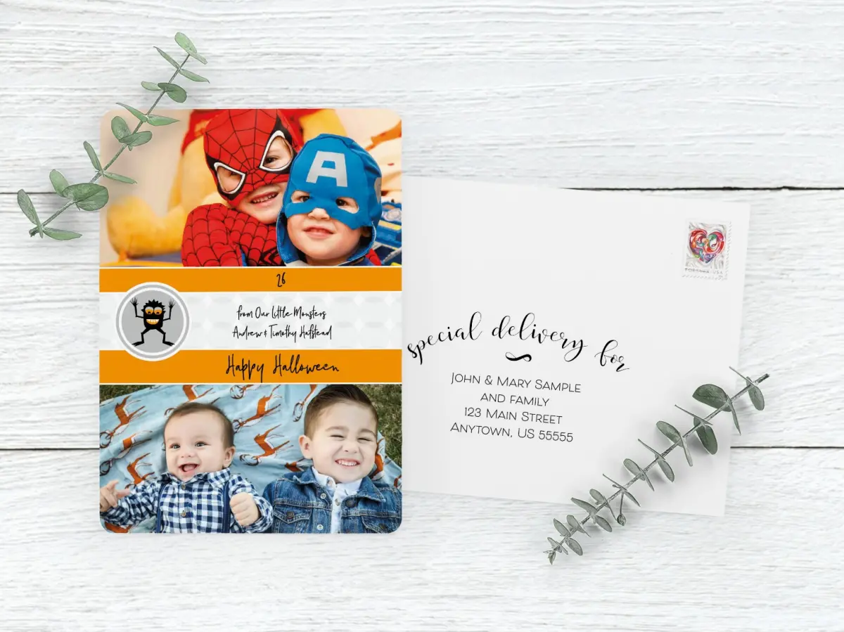 Save the Date Card with Optional Guest Addressing Service
