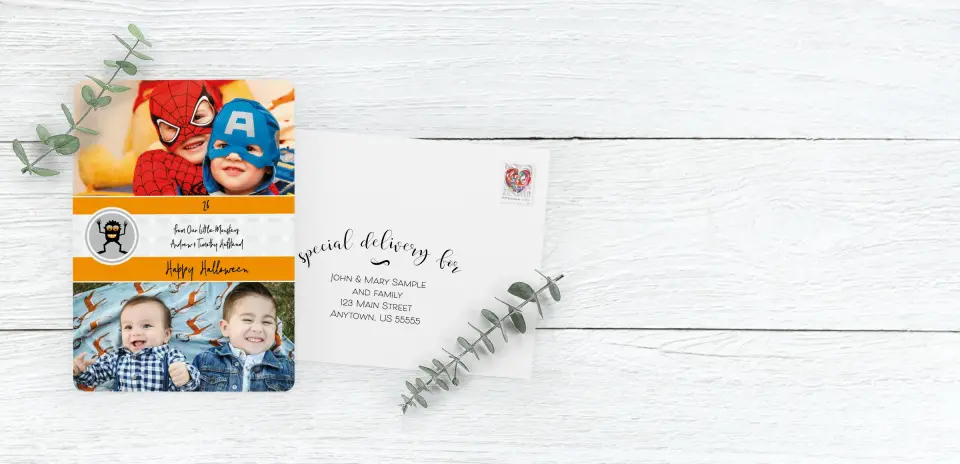 Save the Date Card with Optional Guest Addressing Service