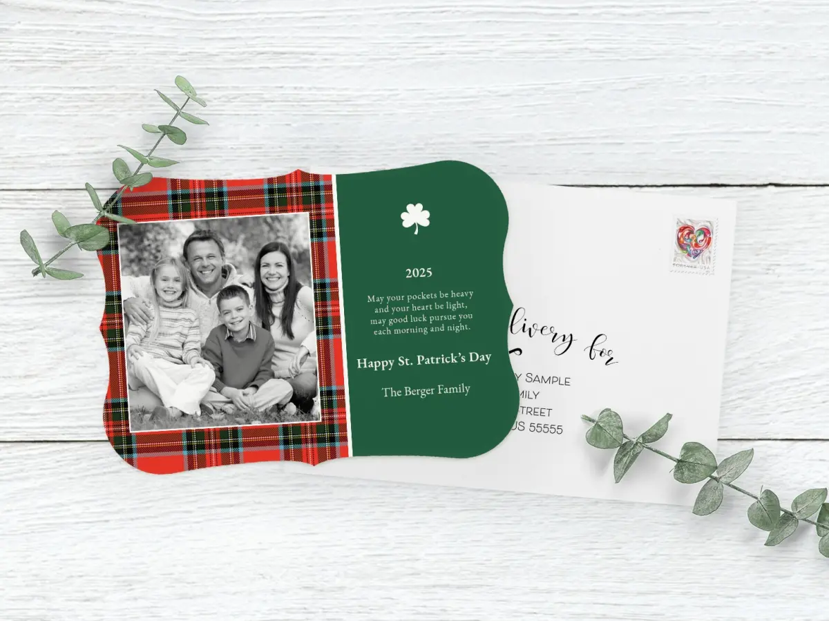 Save the Date Card with Optional Guest Addressing Service