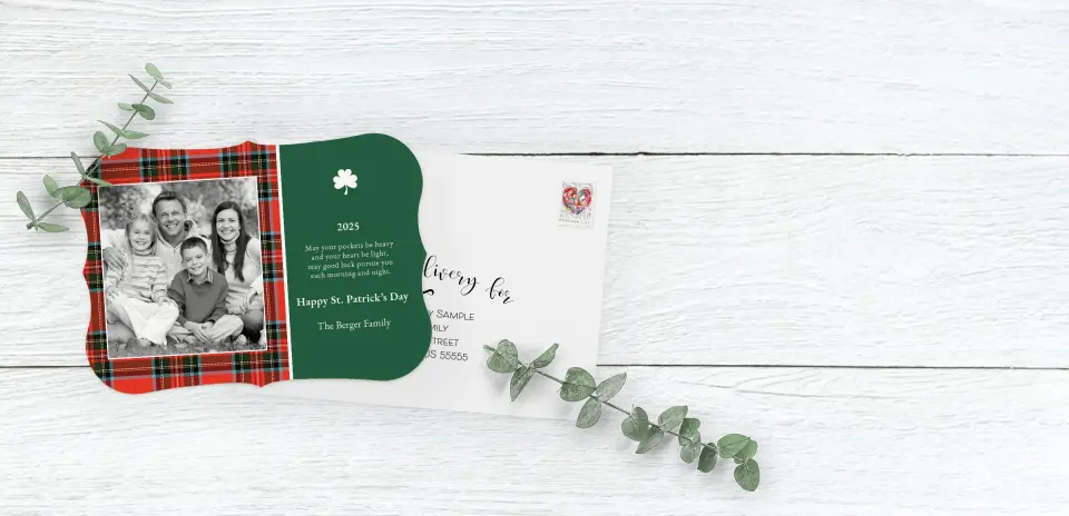 Save the Date Card with Optional Guest Addressing Service
