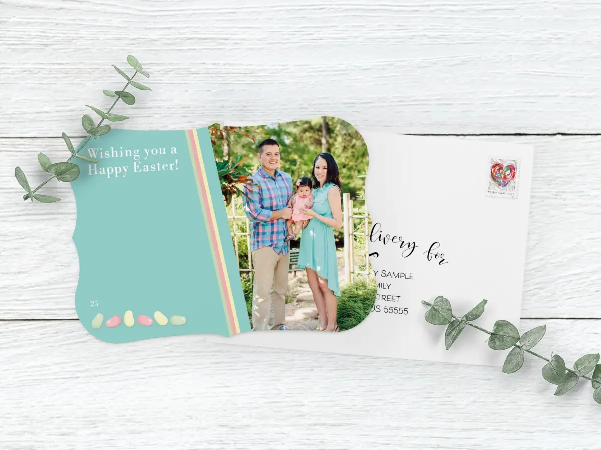 Save the Date Card with Optional Guest Addressing Service