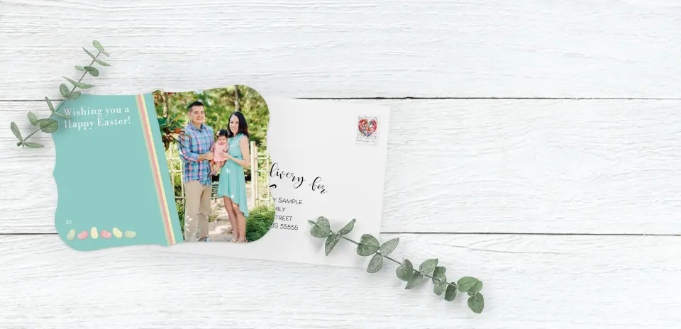 Save the Date Card with Optional Guest Addressing Service