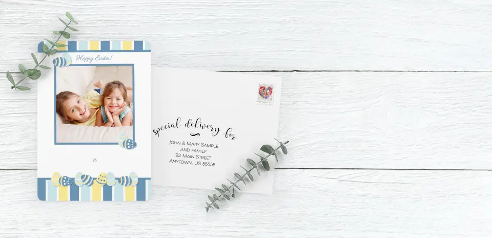 Save the Date Card with Optional Guest Addressing Service