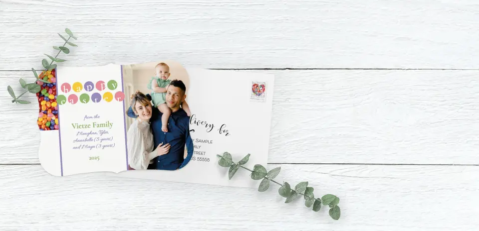 Save the Date Card with Optional Guest Addressing Service