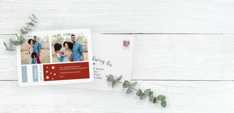 Save the Date Card with Optional Guest Addressing Service