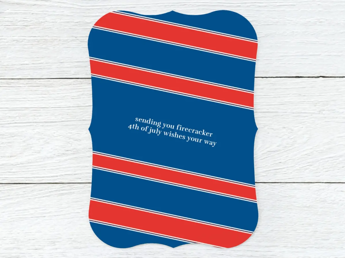 Save the Date Card Back
