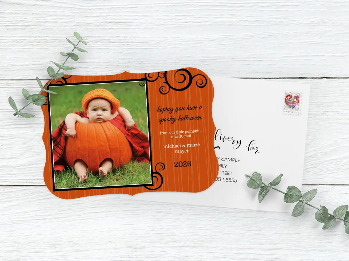 Save the Date Card with Optional Guest Addressing Service