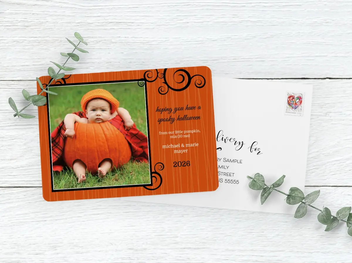 Save the Date Card with Optional Guest Addressing Service