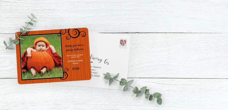 Save the Date Card with Optional Guest Addressing Service