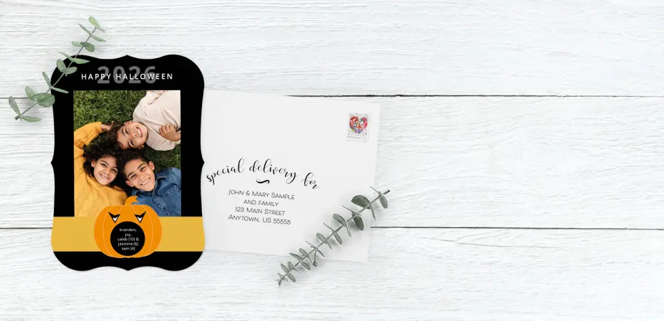 Save the Date Card with Optional Guest Addressing Service