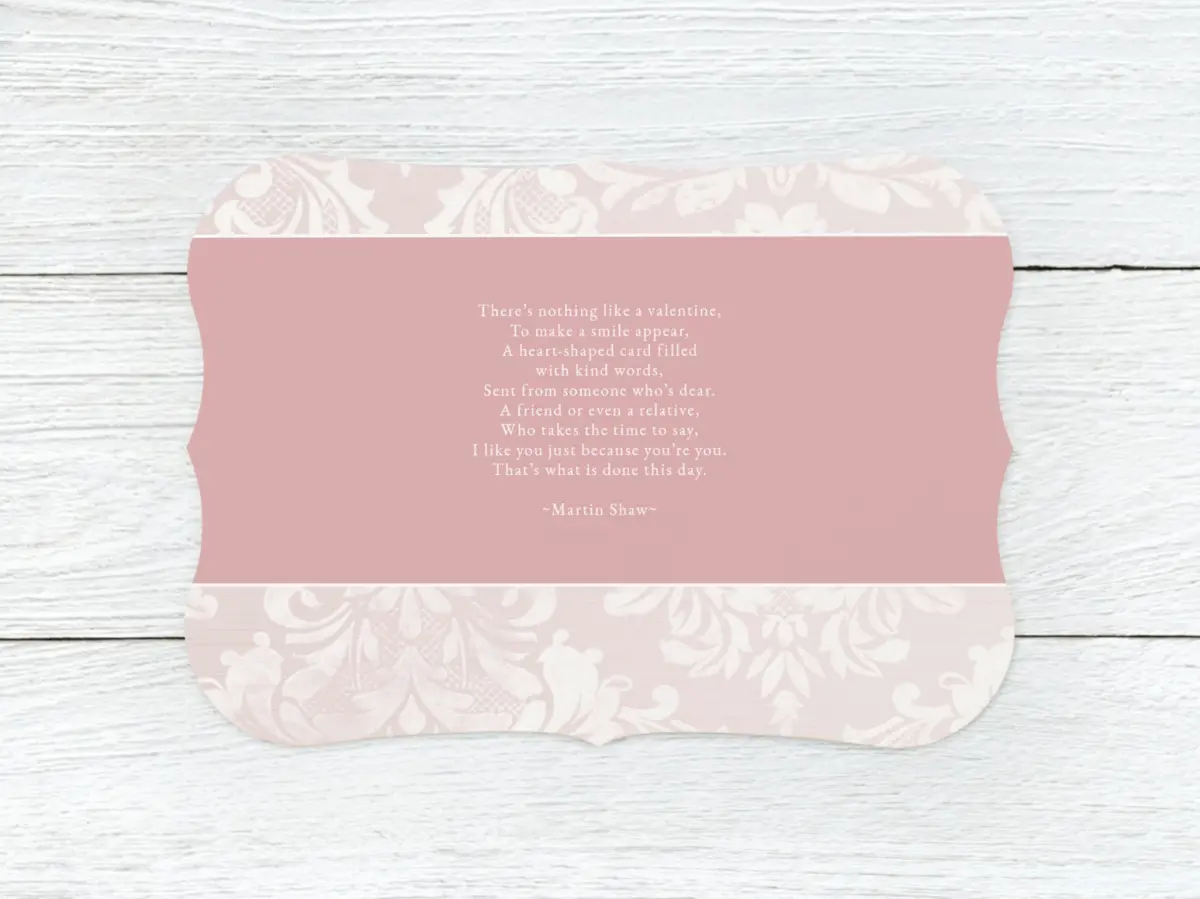 Save the Date Card Back