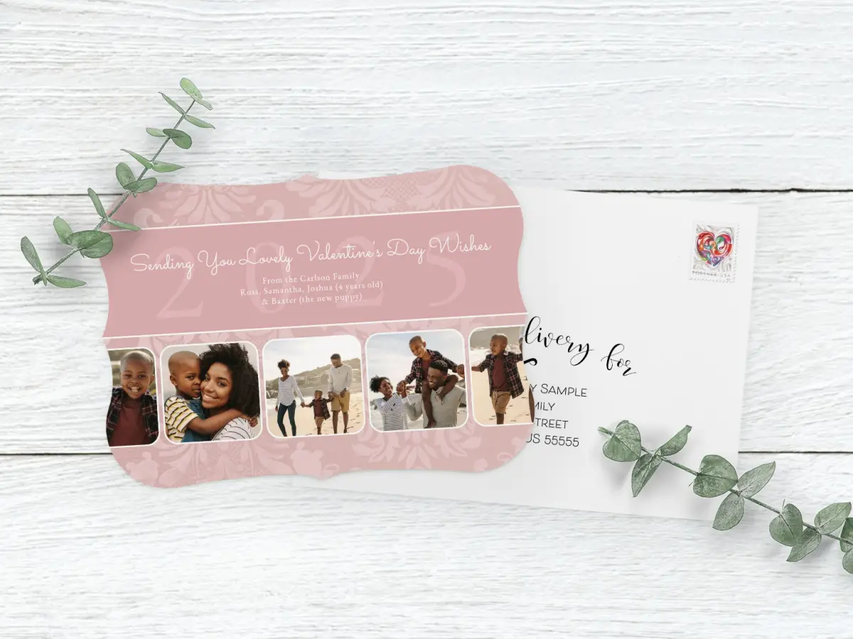 Save the Date Card with Optional Guest Addressing Service
