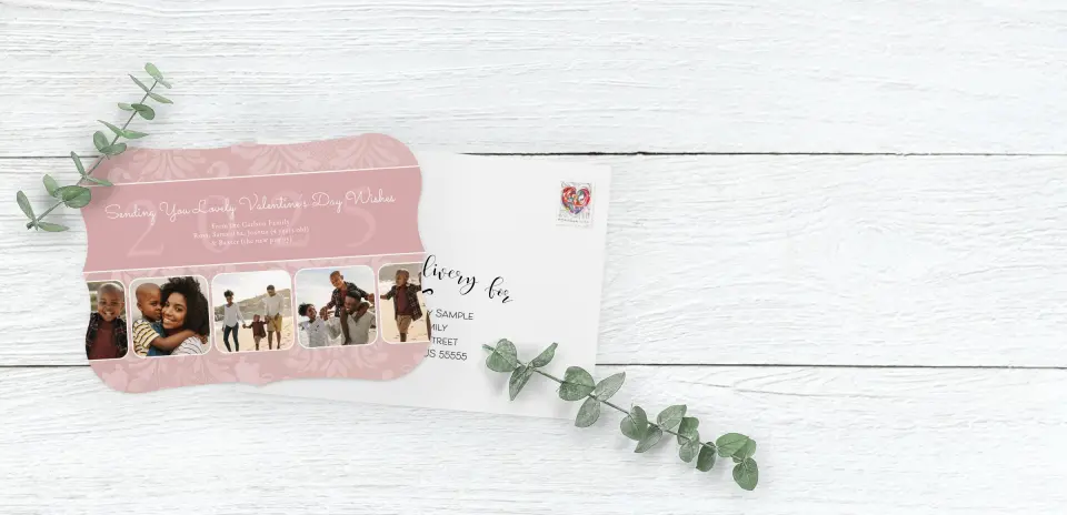 Save the Date Card with Optional Guest Addressing Service