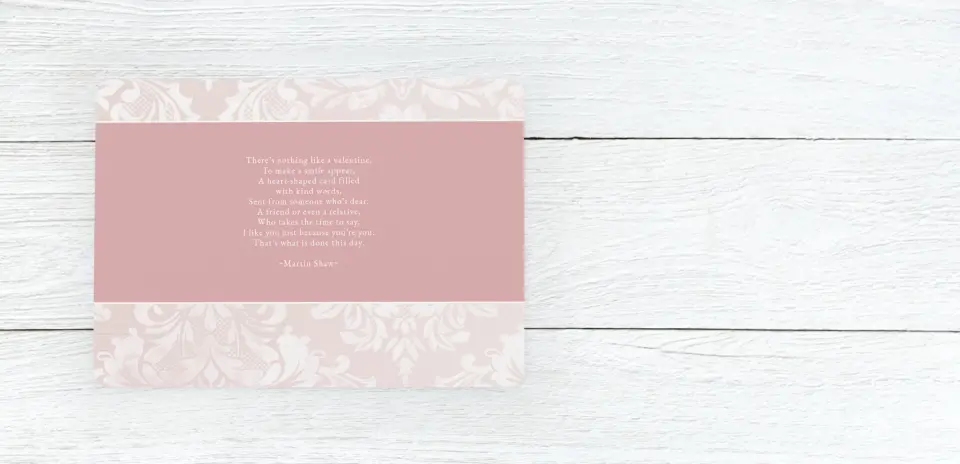 Save the Date Card Back