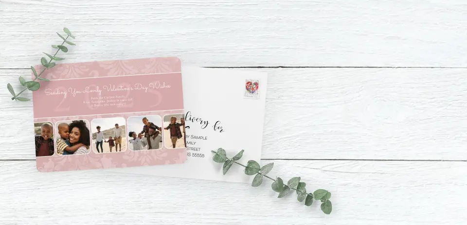 Save the Date Card with Optional Guest Addressing Service