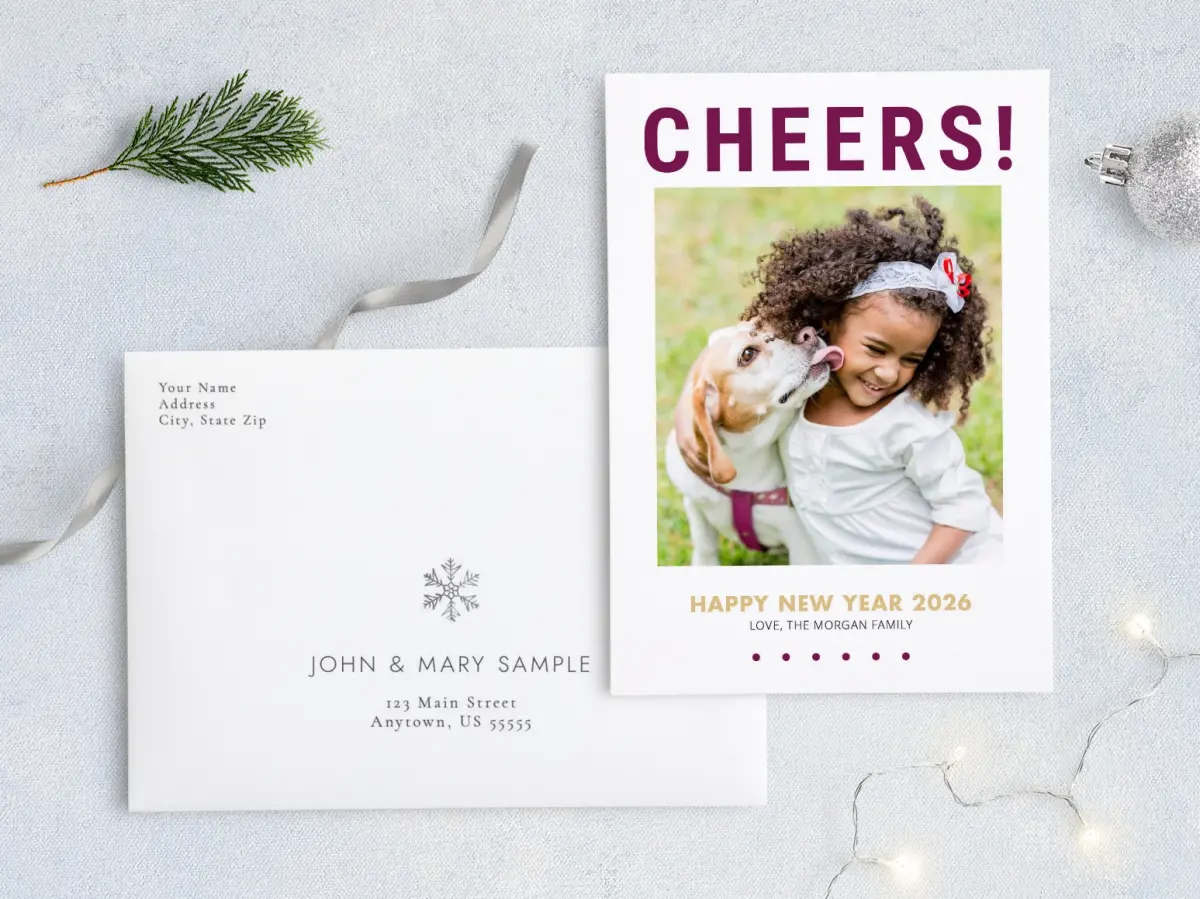 Front with Envelope Design