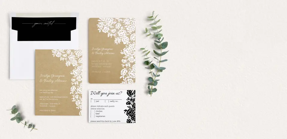 Front of Save the Date Card