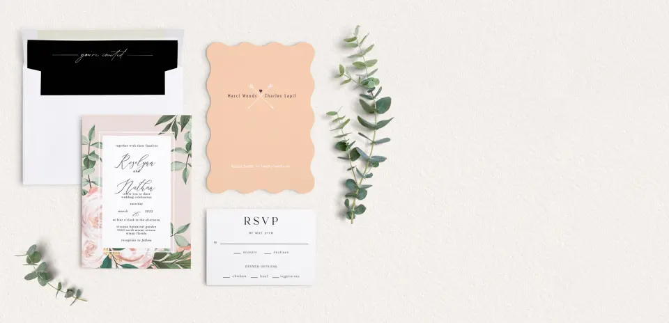 Front of Save the Date Card