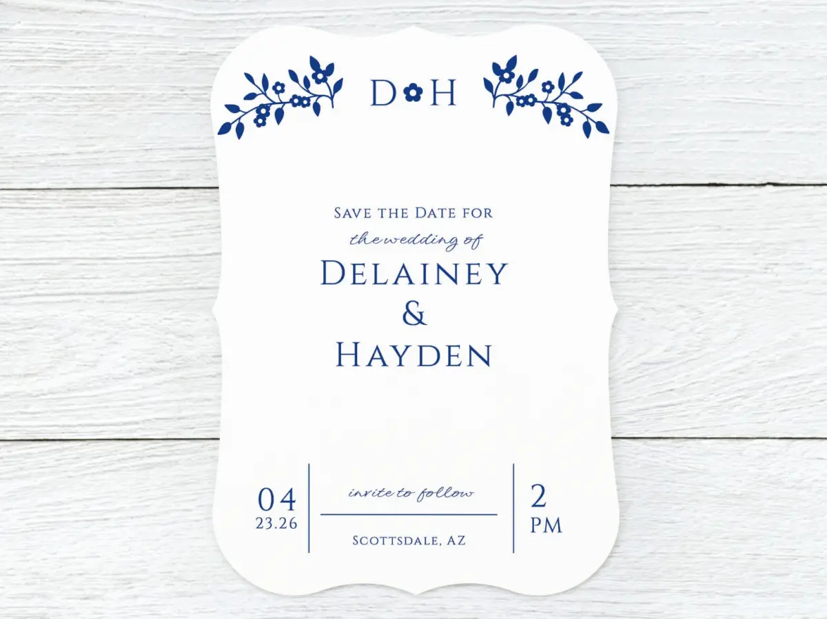 Save the Date Card Front