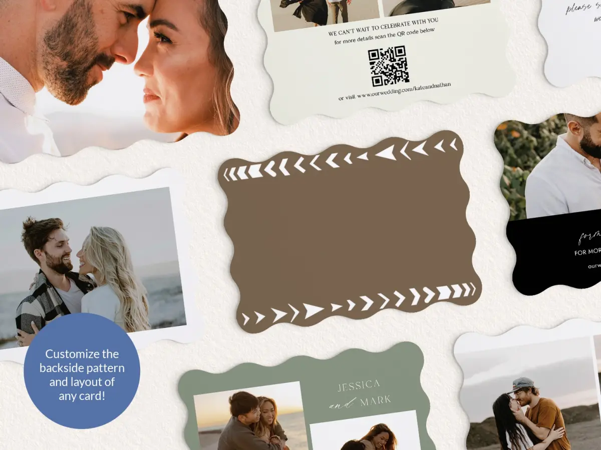Back of Save the Date Card