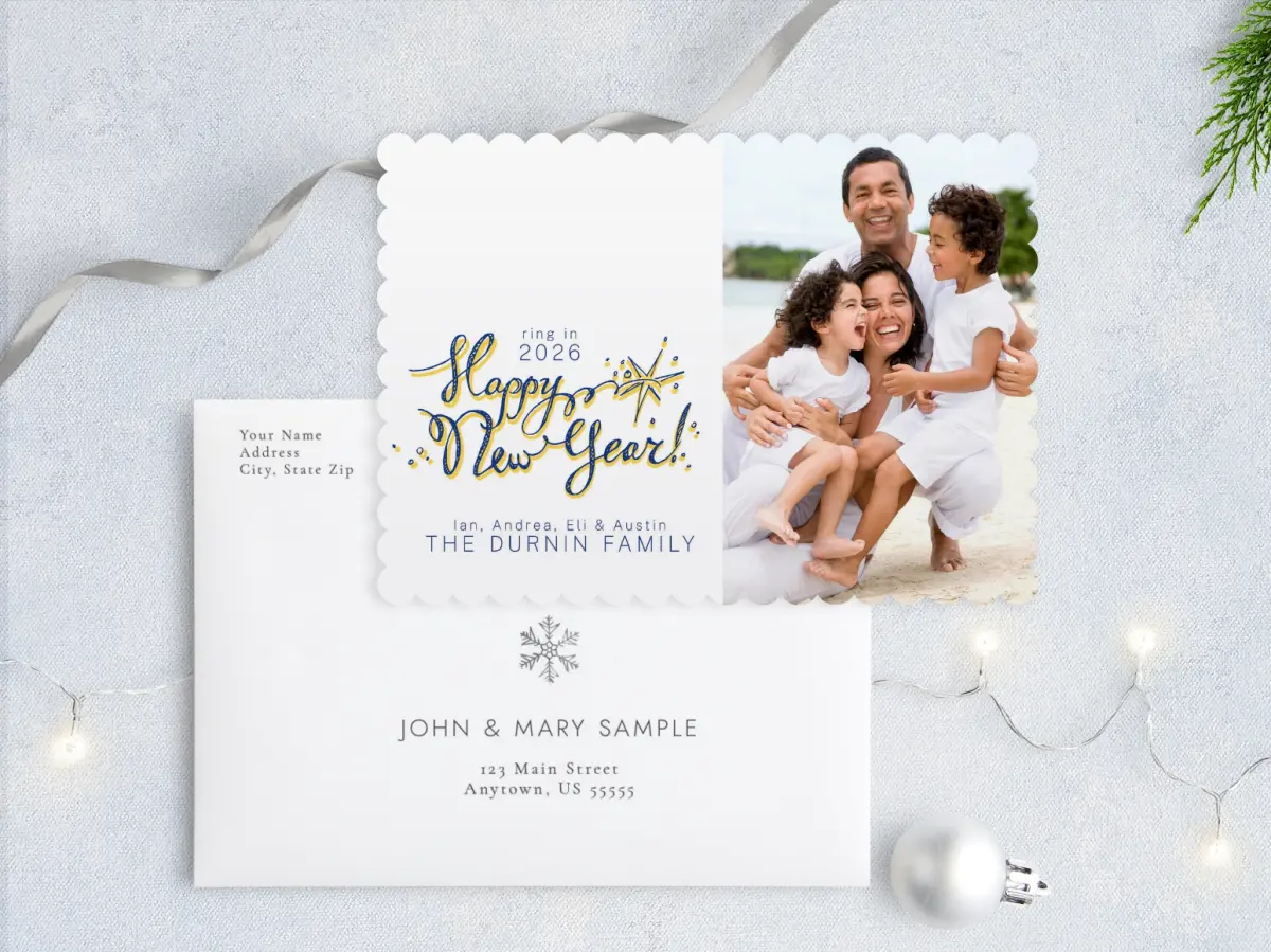 Front with Envelope Design