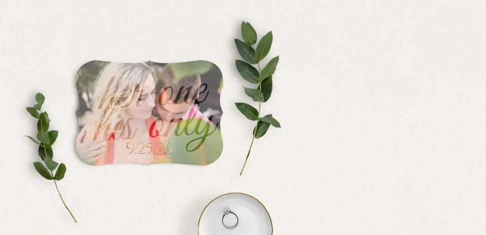 Save the Date Card with Optional Guest Addressing Service