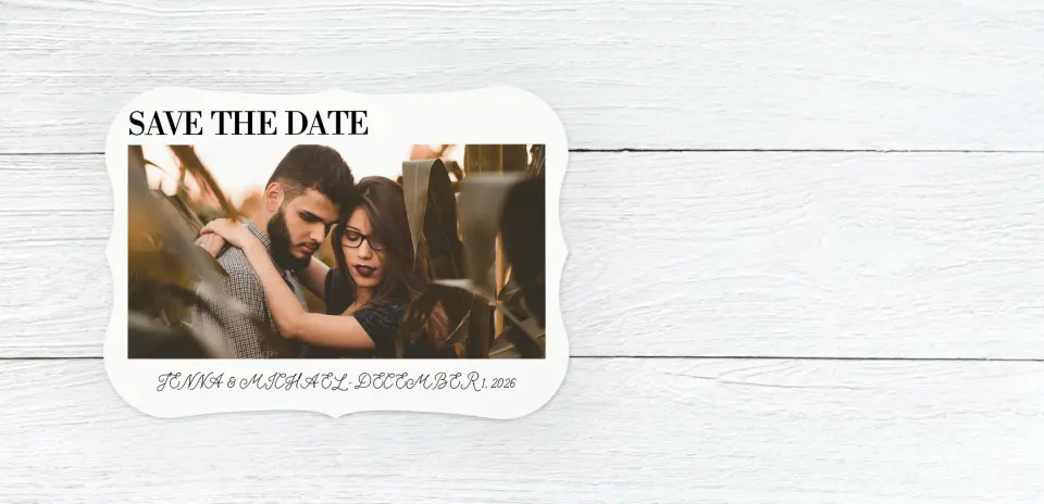 Save the Date Card Front