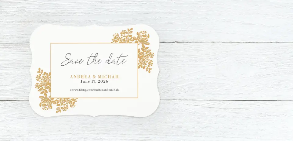 Save the Date Card Front