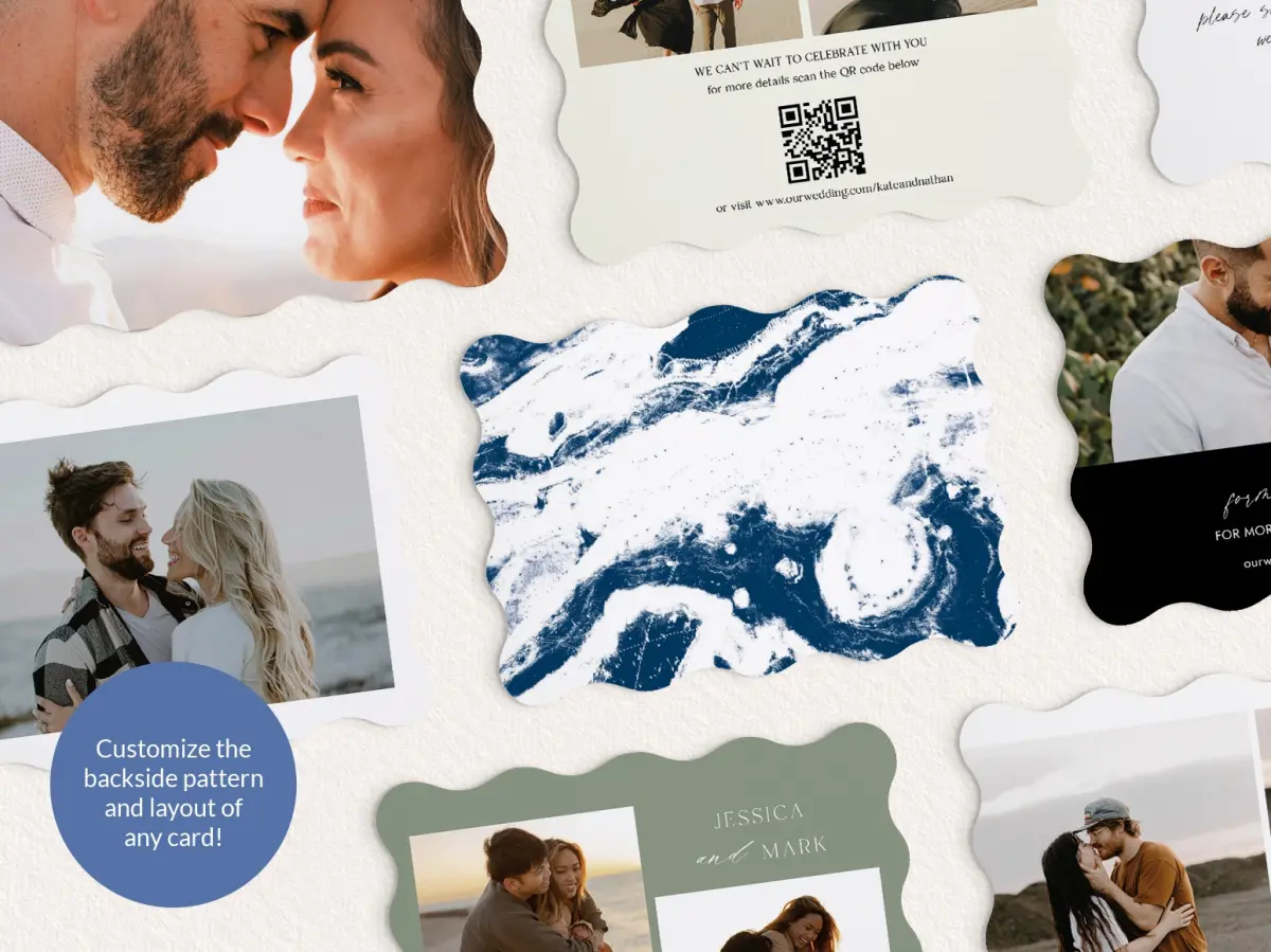 Back of Save the Date Card