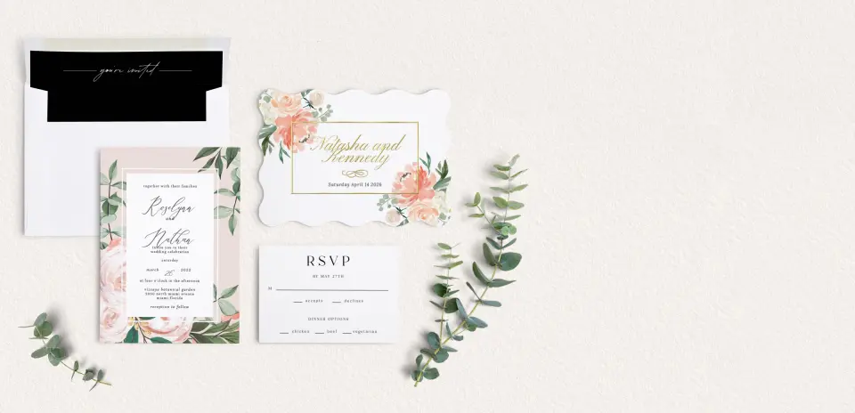 Front of Save the Date Card