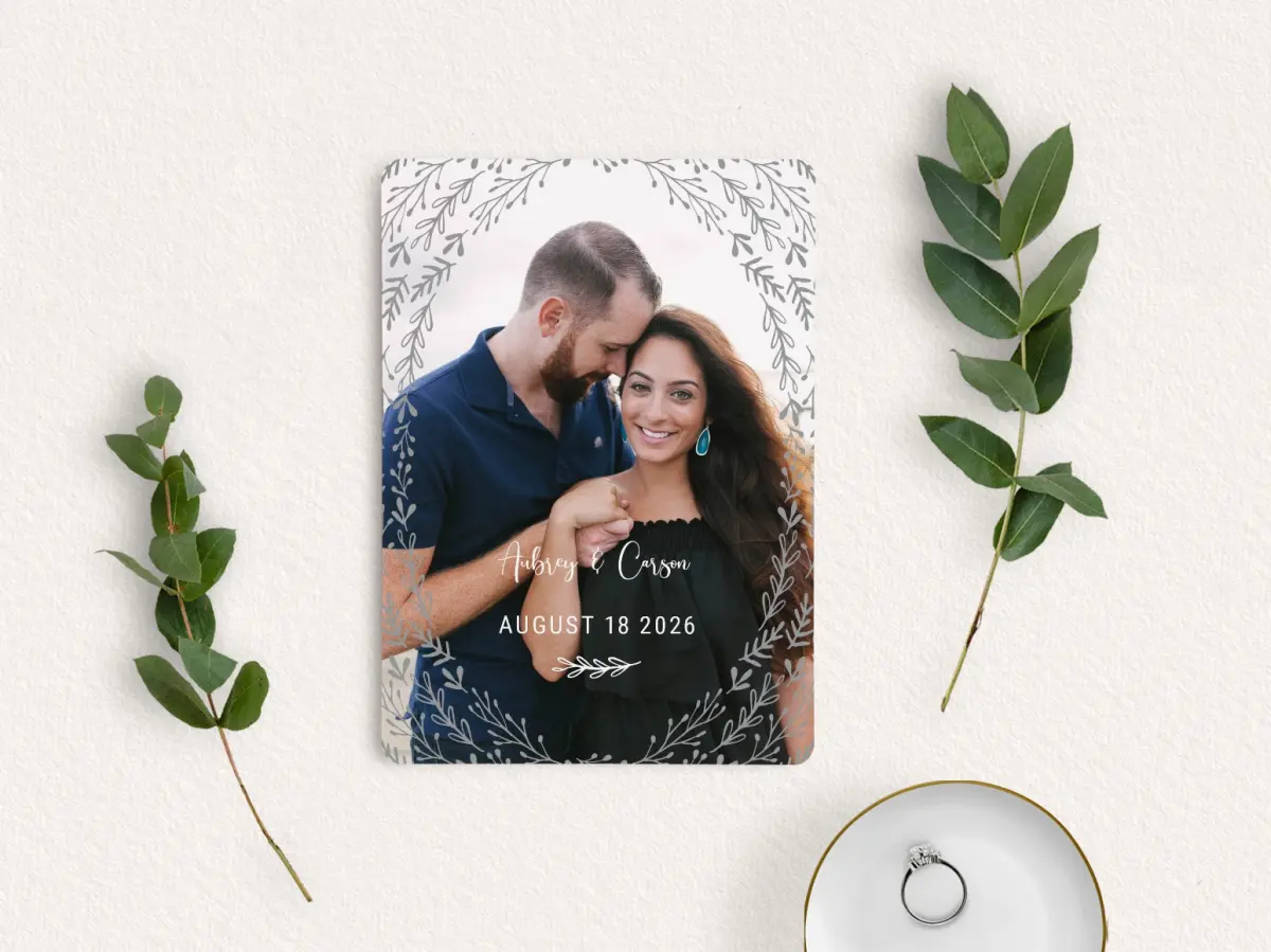 Save the Date Card with Optional Guest Addressing Service