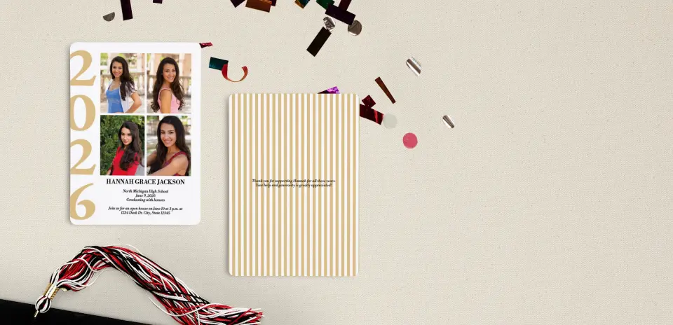 Grad Card Back