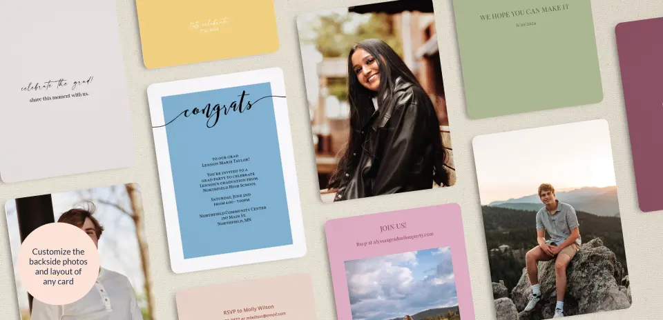 Grad Card Back