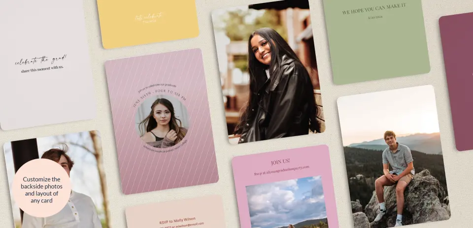 Grad Card Back
